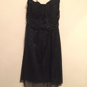 B.Darlin Black Short Dress